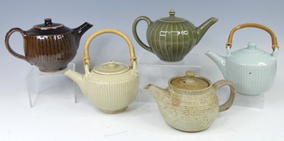 Lot 58 - A collection of ten various studio pottery...