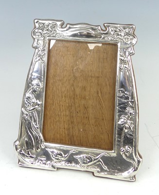 Lot 104 - An Art Nouveau silver applied easel photograph...