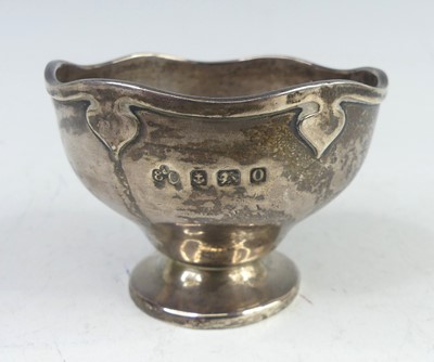 Lot 108 - An Arts & Crafts silver footed sugar bowl,...