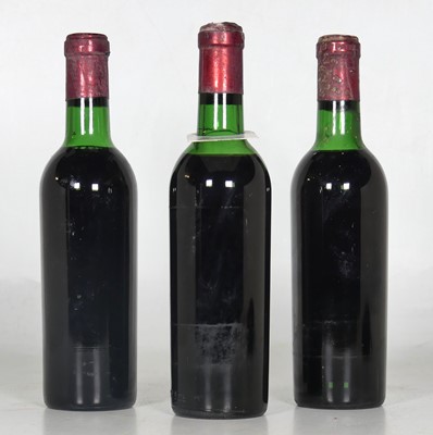 Lot 1131 - Chateau Palmer, 1967, Margaux, three half bottles