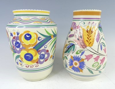 Lot 18 - A circa 1930s Poole Pottery vase, of...