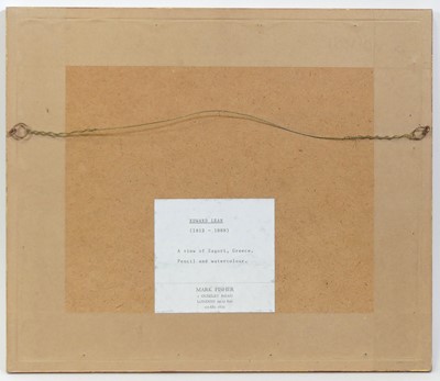 Lot 2407 - Edward Lear (1812-1888) - A View of Zagori,...