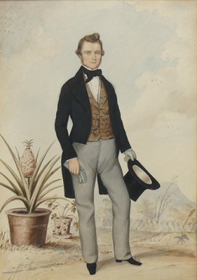 Lot 2391 - Mid-19th century Colonial school - Full-length...