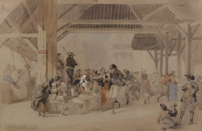 Lot 2442 - Frederick Goodall R.A. (1822-1904) - At Guammé...