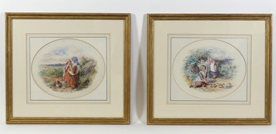 Lot 2427 - J Hendy (British 19th century) - Pair; The...