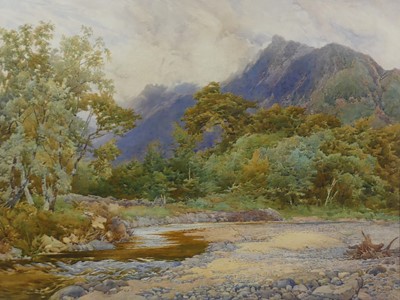 Lot 2416 - George Hodgson (1847-1921) - Entrance to Glen...