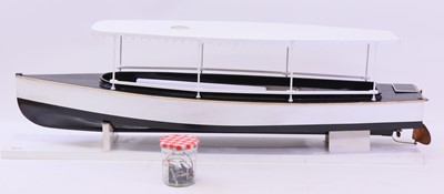 Lot 58 - A wooden and plastic, formerly steam powered...