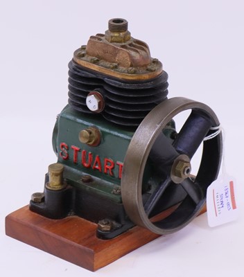 Lot 18 - Stuart Turner Vintage Twin Cylinder Compressor,...