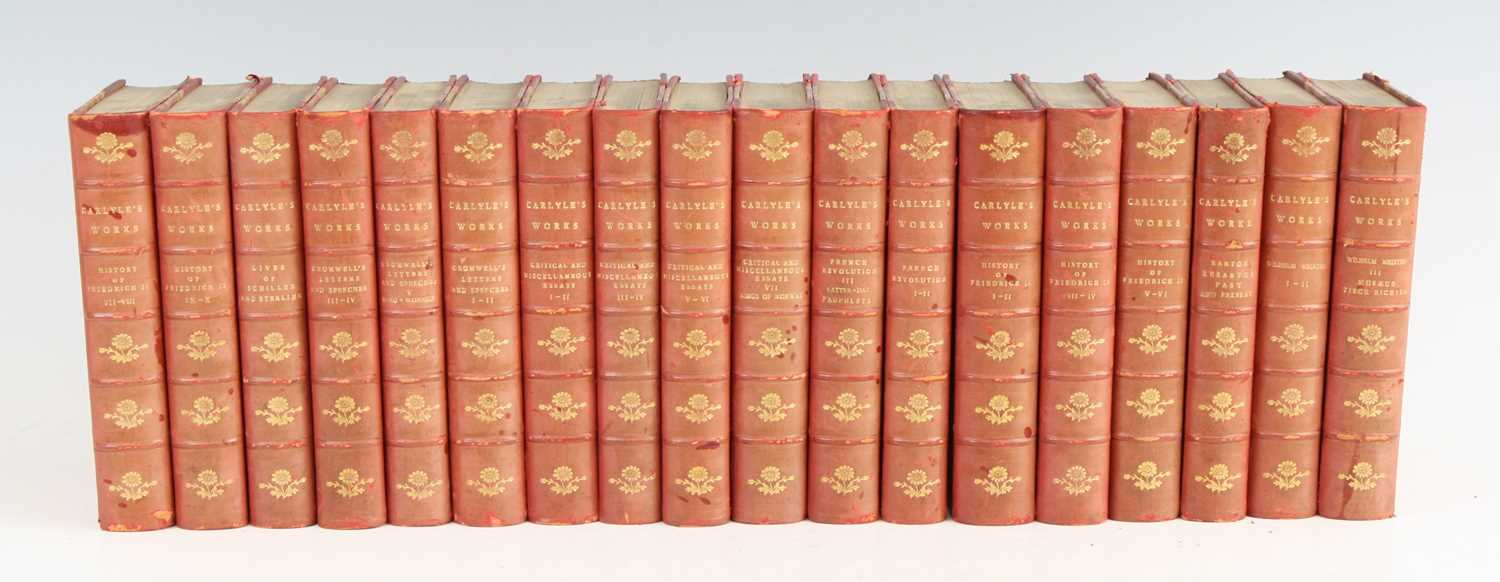 Lot 2005 - CARLYLE, Thomas; Works, 18 volumes comprising...