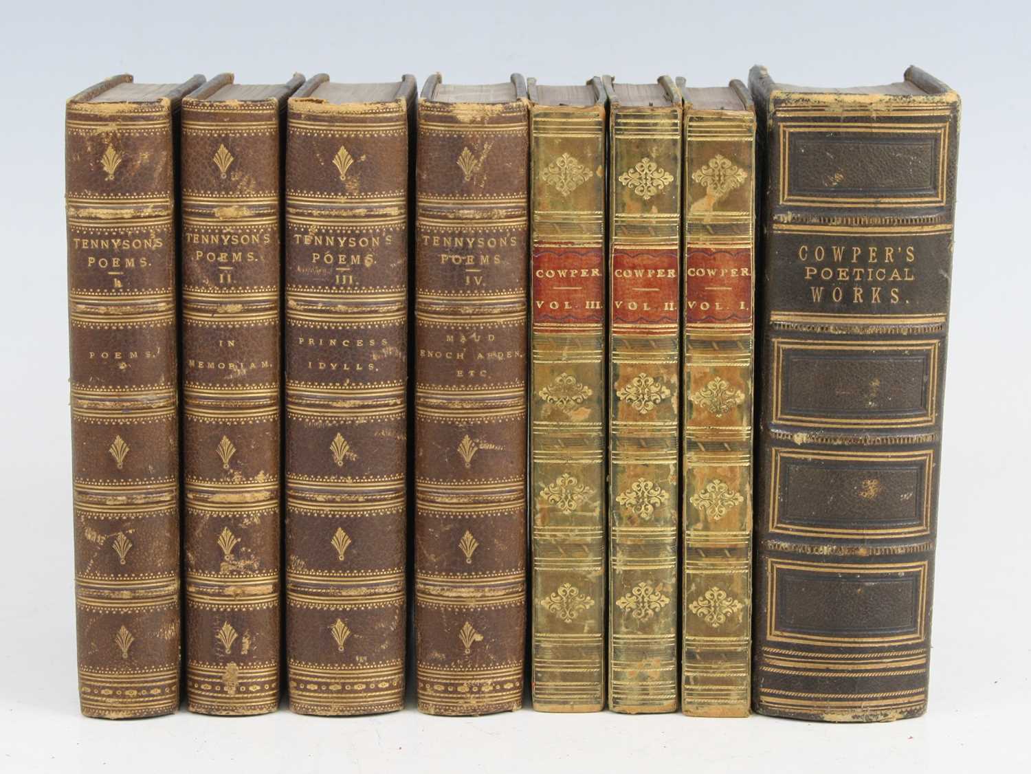 Lot 2010 - TENNYSON, Alfred; Poems, in four volumes...