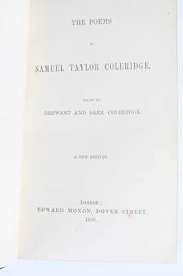 Lot 2009 - The Poems of Samuel Taylor Coleridge in Harrow...