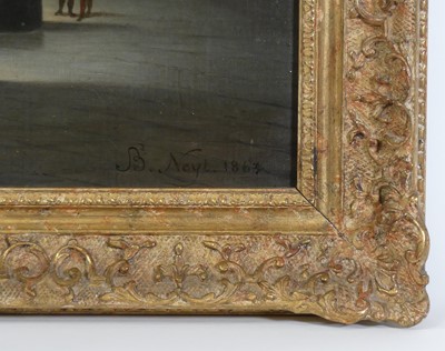 Lot 2412 - Bernard Neyt (1825-1880) - Eglise Protestante...