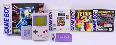 Lot 1797 - Original box Nintendo Gameboy and Console,...