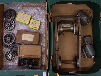 Lot 65 - Collection of mixed live steam wheels,...