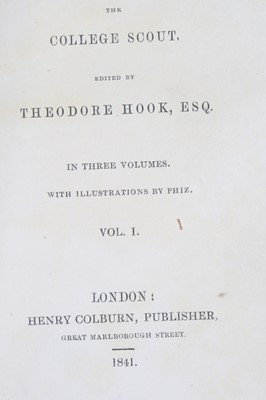 Lot 2014 - HOOK, Theodore; Peter Priggins The College...