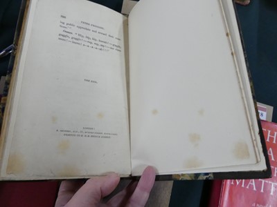 Lot 2014 - HOOK, Theodore; Peter Priggins The College...