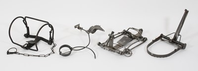 Lot 886 - A Cooper Humane Barrel Trap, of typical spring...