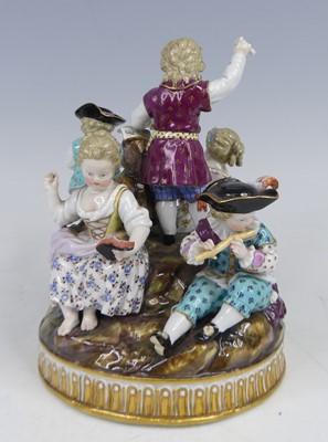Lot 2047 - A late 19th century Meissen porcelain figure...