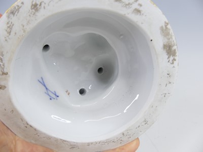 Lot 2047 - A late 19th century Meissen porcelain figure...