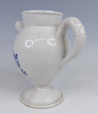 Lot 2026 - An 18th century Dutch Delft wet drug jar,...