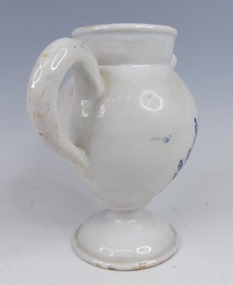 Lot 2026 - An 18th century Dutch Delft wet drug jar,...