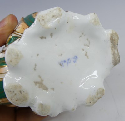 Lot 2036 - A Coalport porcelain Rococo Revival teapot,...