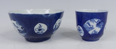 Lot 2030 - An 18th century Bow porcelain slop bowl with...