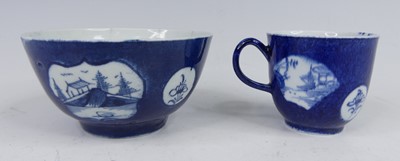 Lot 2030 - An 18th century Bow porcelain slop bowl with...