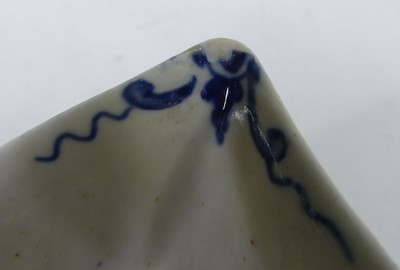 Lot 2031 - A mid-18th century Worcester porcelain pickle...