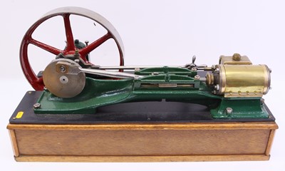 Lot 30 - Large scale horizontal stationary mill engine,...