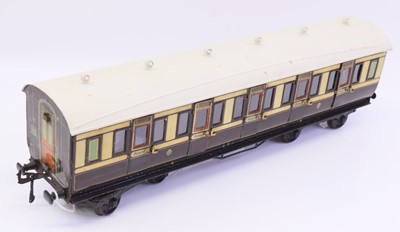 Lot 292 - Bassett-Lowke Gauge 1 corridor coach LNWR...