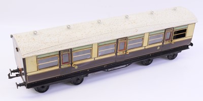 Lot 291 - Bassett-Lowke Gauge 1 corridor coach LNWR...
