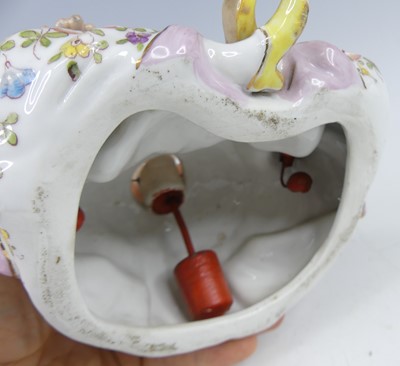 Lot 2048 - A circa 1900 continental porcelain nodding...