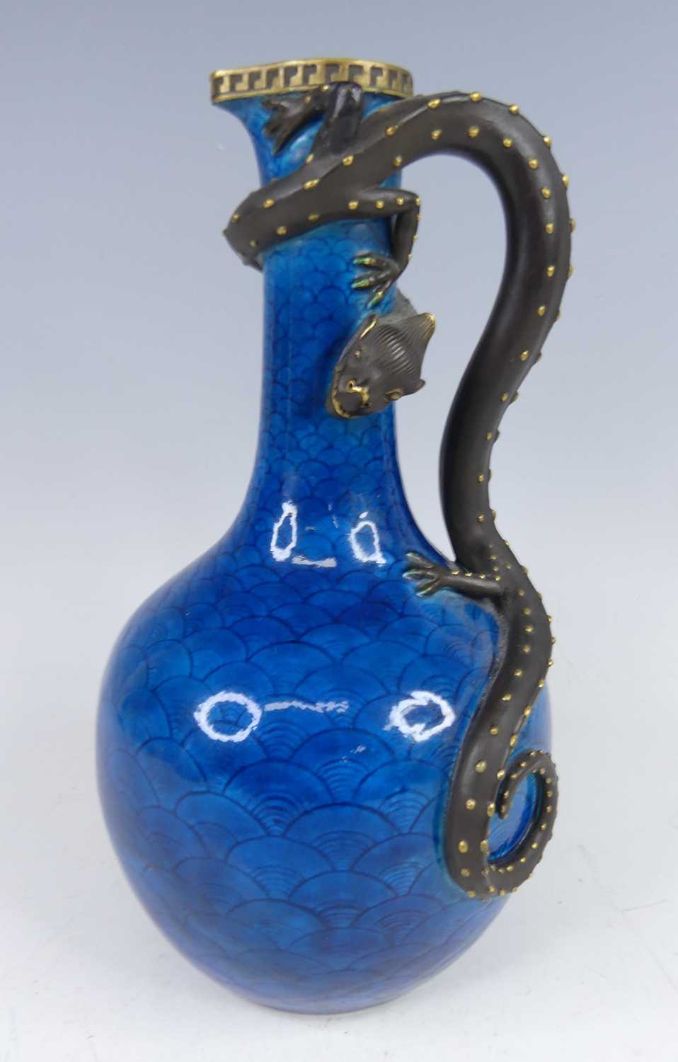 Lot 2035 - A Royal Worcester porcelain ewer, with...