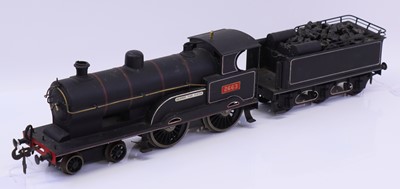 Lot 282 - Totally repainted Bassett Lowke gauge 1 4-4-0...