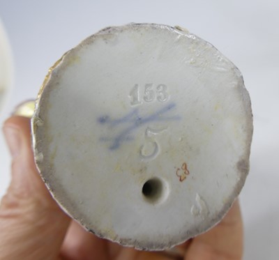 Lot 2046 - A 19th century Meissen porcelain monkey band...