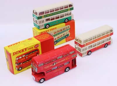 Lot 1210 - Dinky Toys Public Transport group, 3 examples...