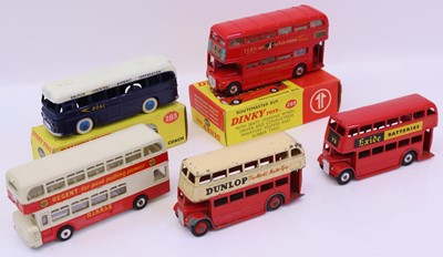 Lot 1211 - Dinky Toys boxed and loose public transport...