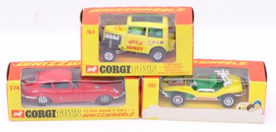 Lot 1283 - Corgi Toys Whizzwheels boxed group, 3 examples...