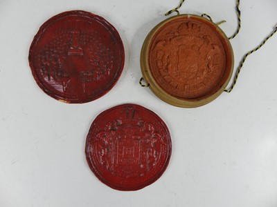Lot 2315 - An extensive collection of wax seals, some...