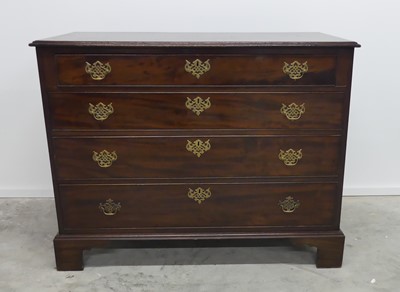 Lot 2522 - A George III mahogany gentleman's chest...