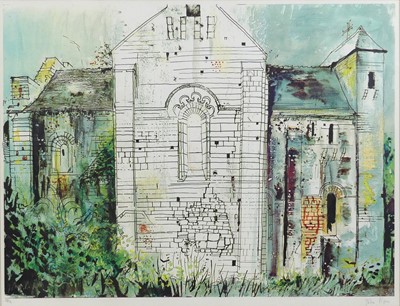 Lot 321 - John Piper CH (1903-1992) - St Amand-de-Coly,...