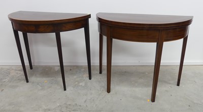 Lot 2525 - A George III mahogany and boxwood inlaid...