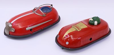 Lot 1707 - Codeg tinplate and clockwork Dodgem car, with...