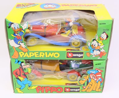 Lot 272 - Burago 1/18th scale Walt Disney diecast group,...