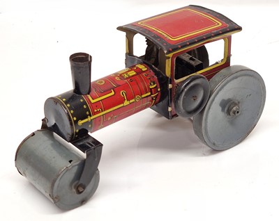 Lot 274 - Tinplate and clockwork roller, Made in England...