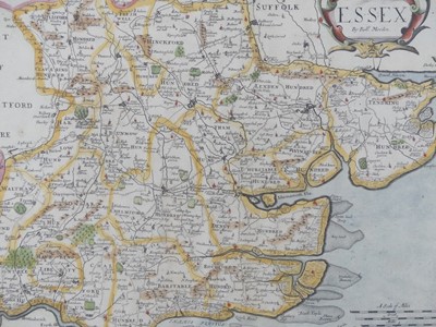 Lot 1071 - Robert Morden (1650-1703) engraved and later...