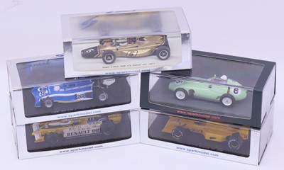 Lot 1883 - Spark Model 1:43 scale group of five Grand...