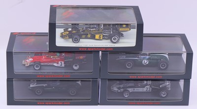 Lot 1889 - Spark Model 1:43 scale group of five Grand...