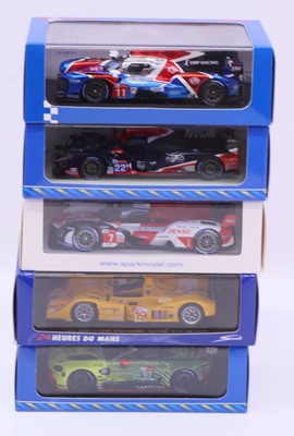 Lot 1894 - Spark Model 1:43 scale group of five 24H Le...